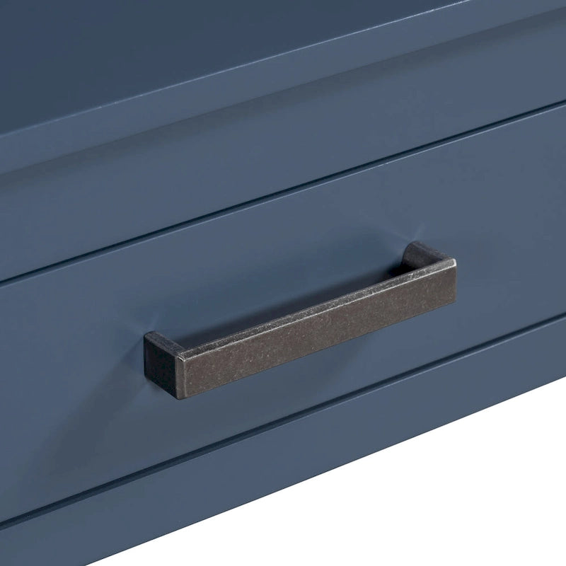 Console contemporaine à 3 tiroirs avec 1 étagère