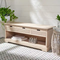 Banc de rangement 3 tiroirs et étagère inférieure - 47,3 L x 15 P x 19 H - 47Lx15Px19H