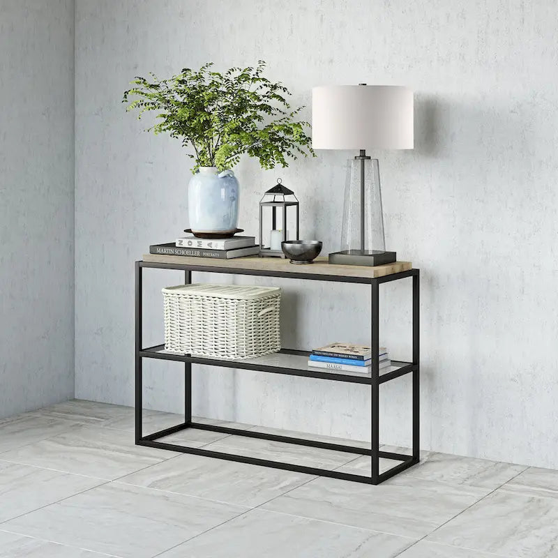 Console en bronze noirci
