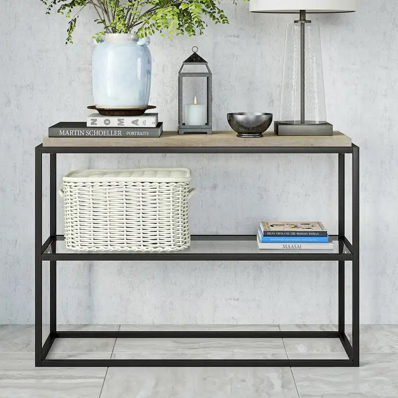 Console en bronze noirci