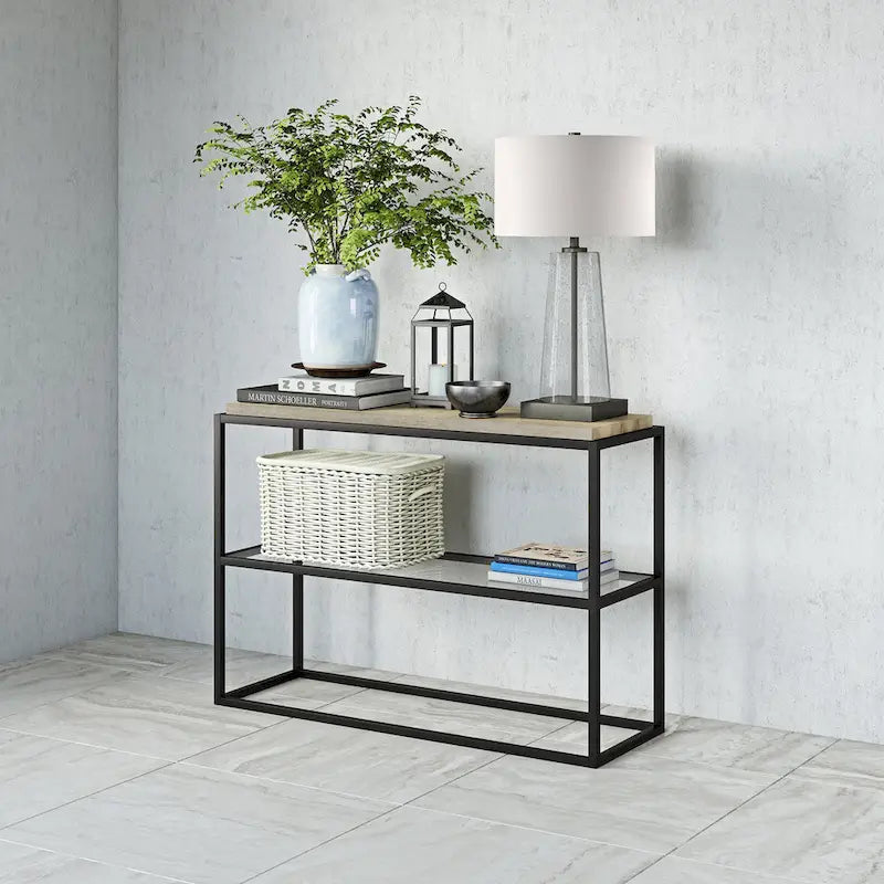 Console en bronze noirci