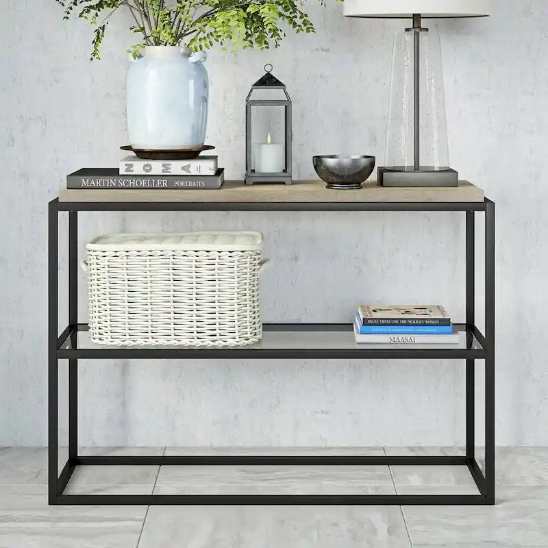 Console en bronze noirci
