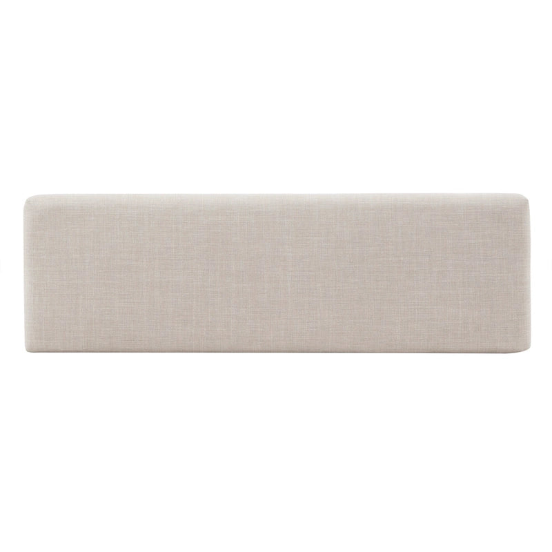 Banc rembourré fini espresso