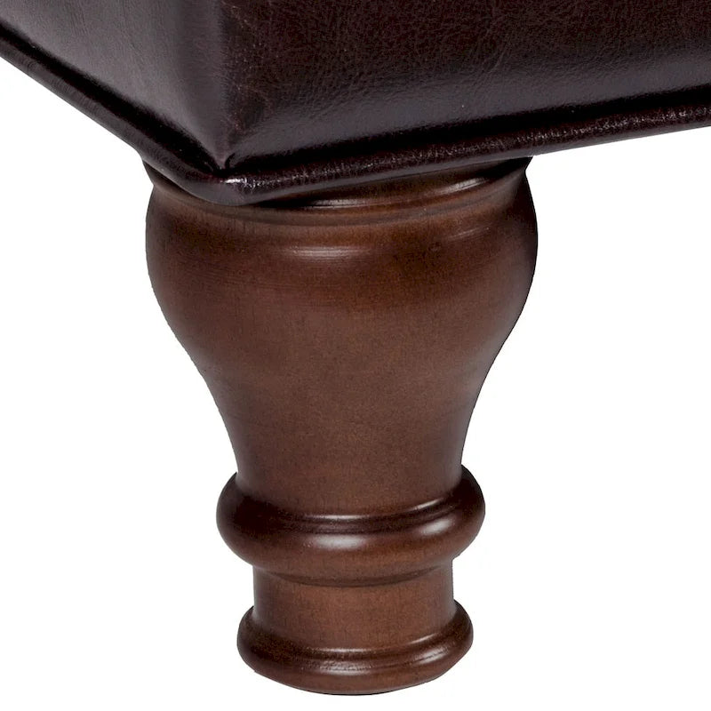 Banc de rangement capitonné Espresso