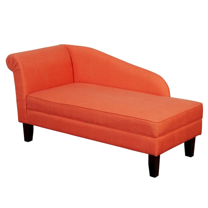 Chaise longue avec compartiment de rangement