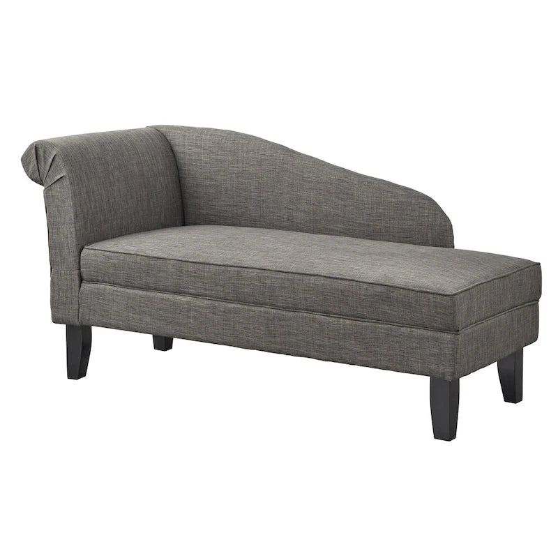 Chaise longue avec compartiment de rangement