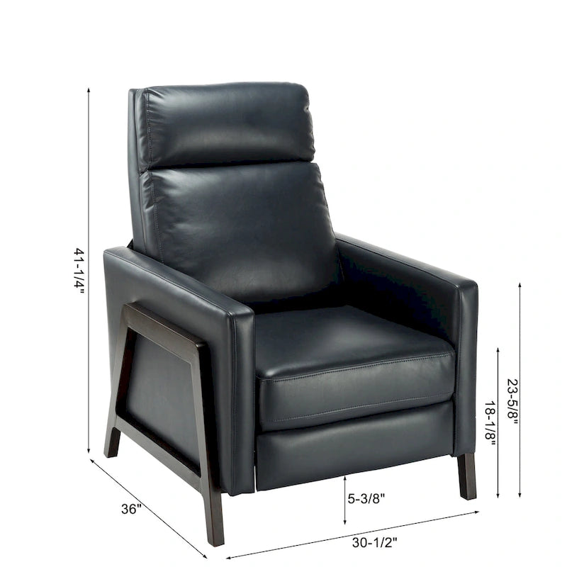Fauteuil inclinable moderne à dossier poussoir