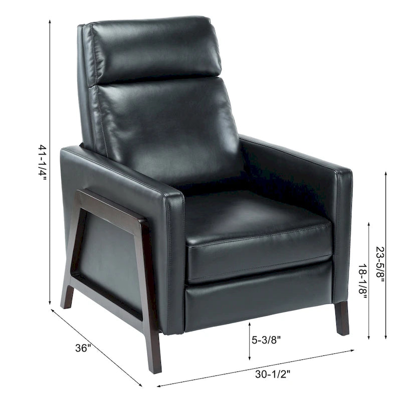 Fauteuil inclinable moderne à dossier poussoir