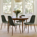 Chaises de salle à manger modernes à dossier plein (lot de 4)