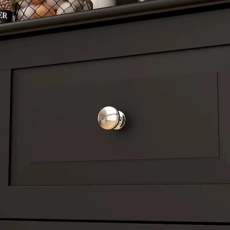 78,9 Buffet de garde-manger avec huche Meuble de rangement de cuisine autoportant