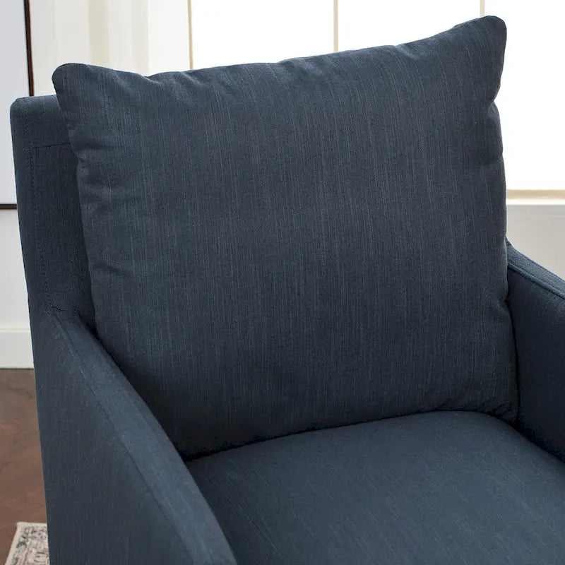 Fauteuil de salle à manger roulant rembourré en tissu haute performance (25)