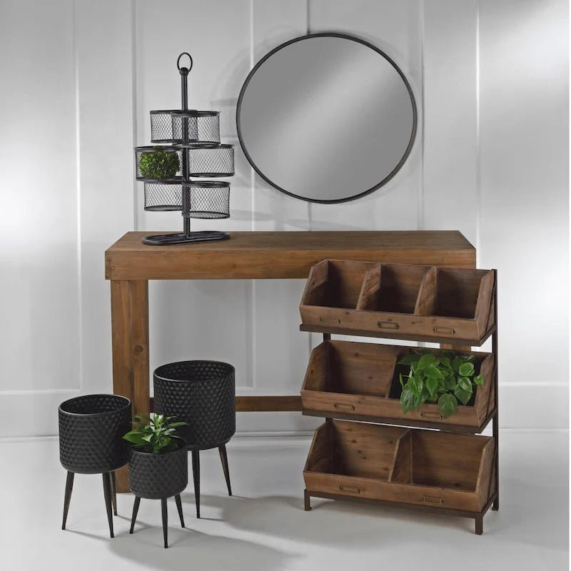Console en bois – 31 de haut ou 39,5 de haut