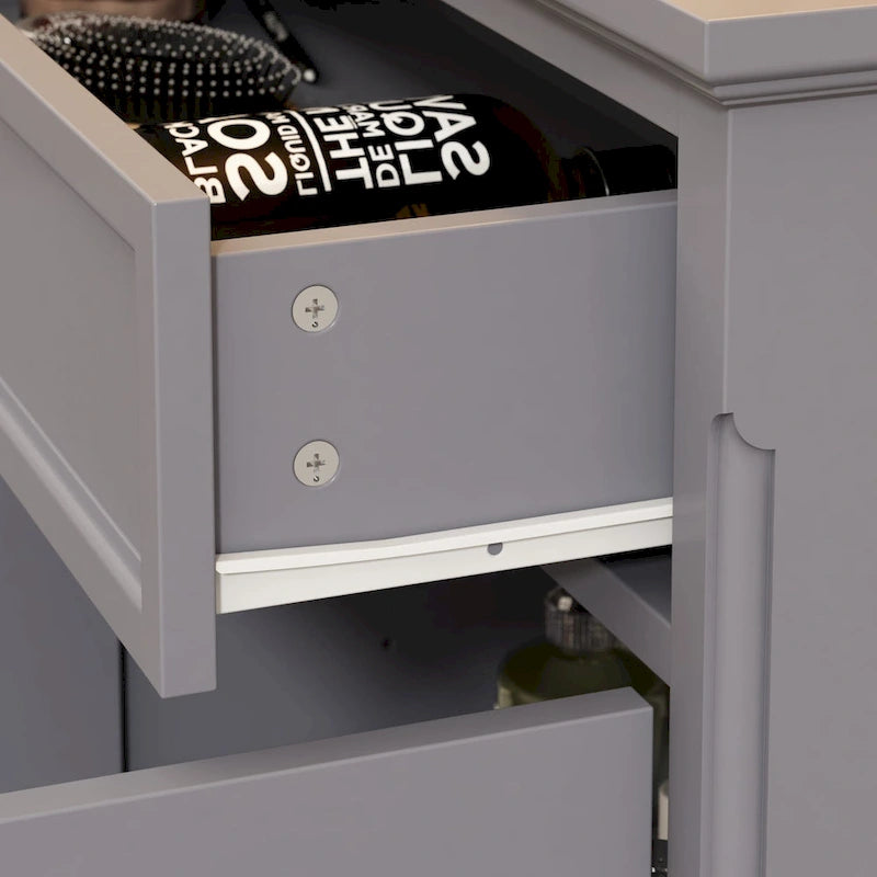 Commode Meuble de rangement moderne contemporain laqué