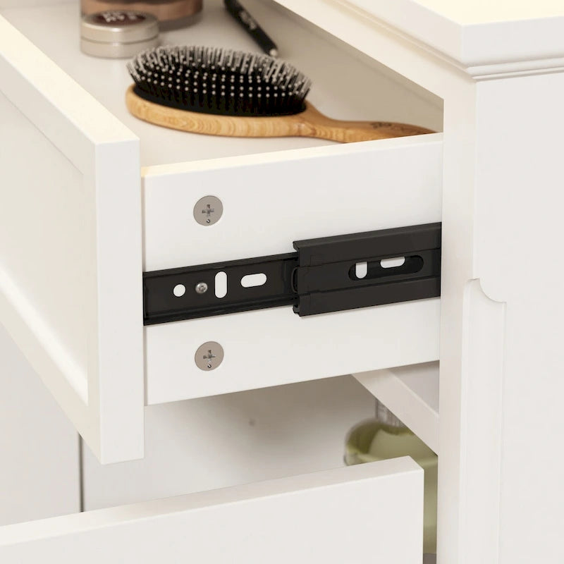Commode Meuble de rangement moderne contemporain laqué