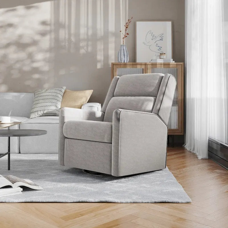 Fauteuil inclinable à bascule manuel avec fonctions pivotante et de glisse