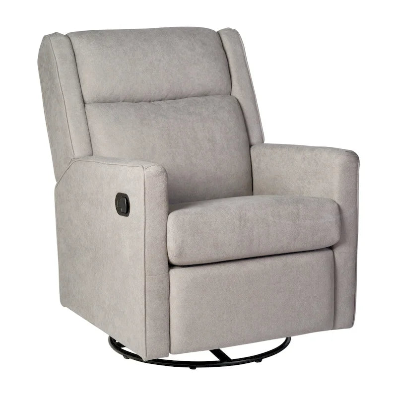 Fauteuil inclinable à bascule manuel avec fonctions pivotante et de glisse