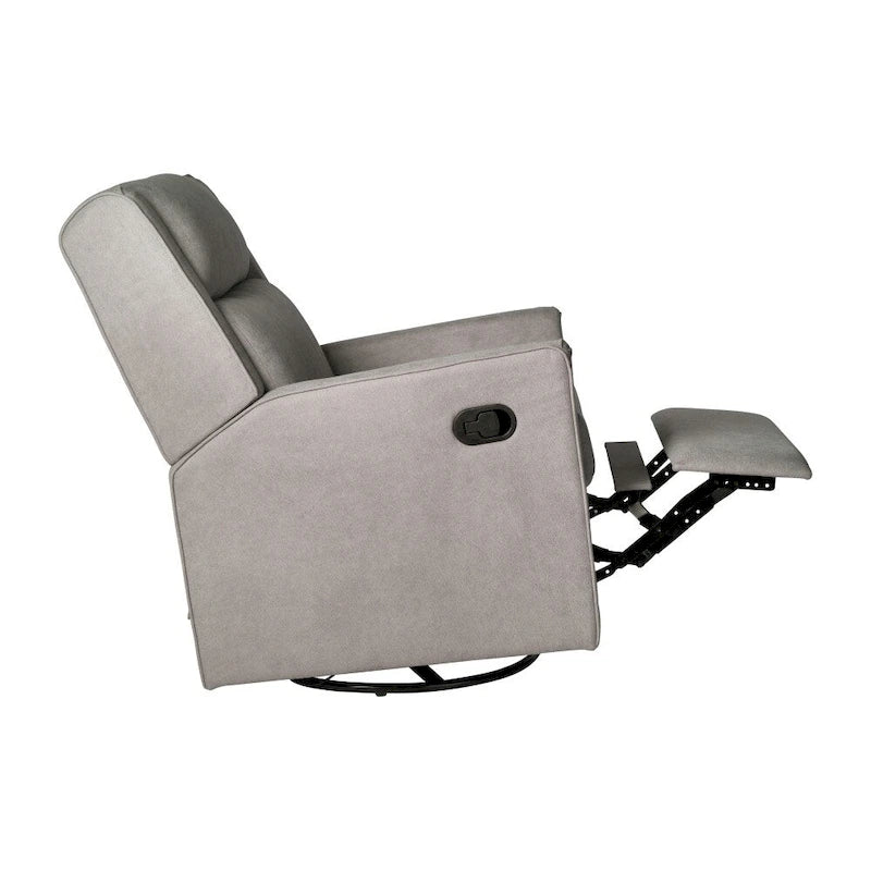 Fauteuil inclinable à bascule manuel avec fonctions pivotante et de glisse