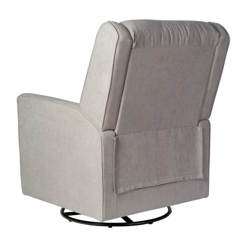 Fauteuil inclinable à bascule manuel avec fonctions pivotante et de glisse