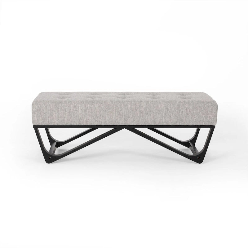Banc rembourré moderne pour chevet, salon et entrée
