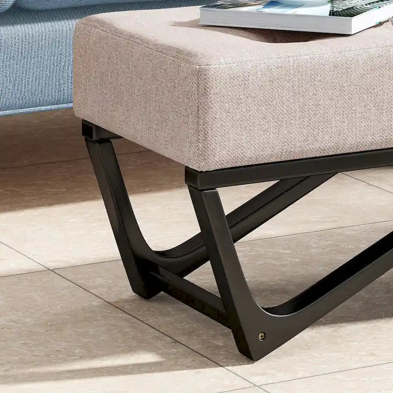 Banc rembourré moderne pour chevet, salon et entrée