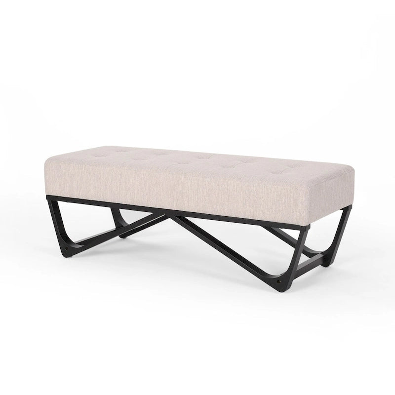 Banc rembourré moderne pour chevet, salon et entrée