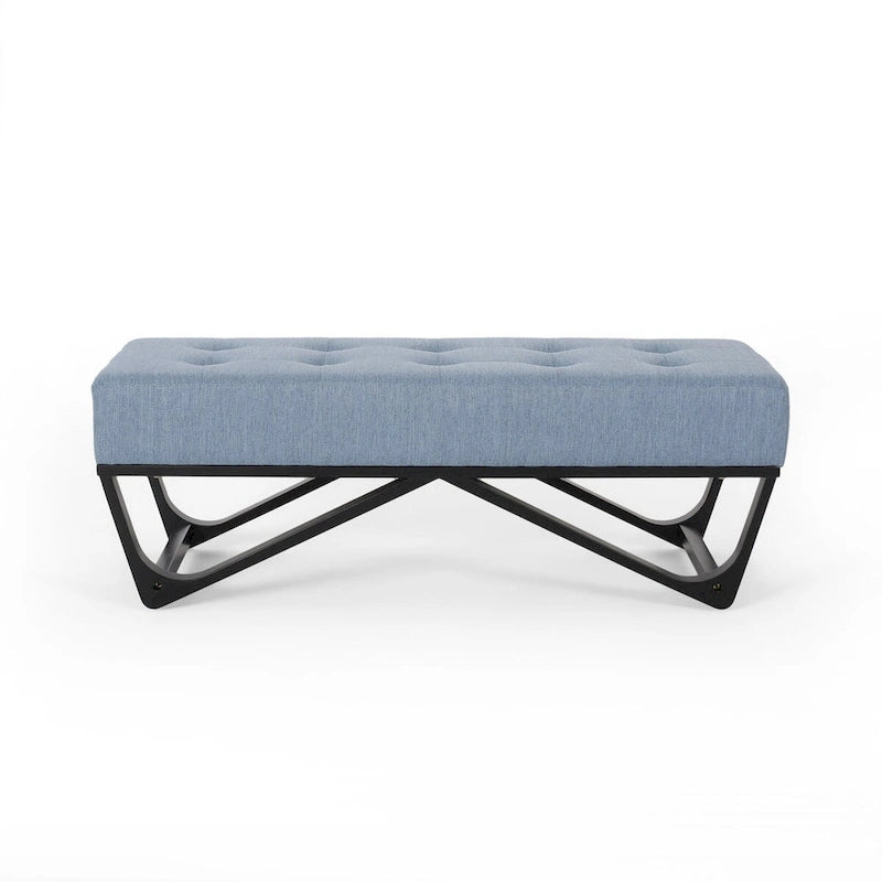 Banc rembourré moderne pour chevet, salon et entrée
