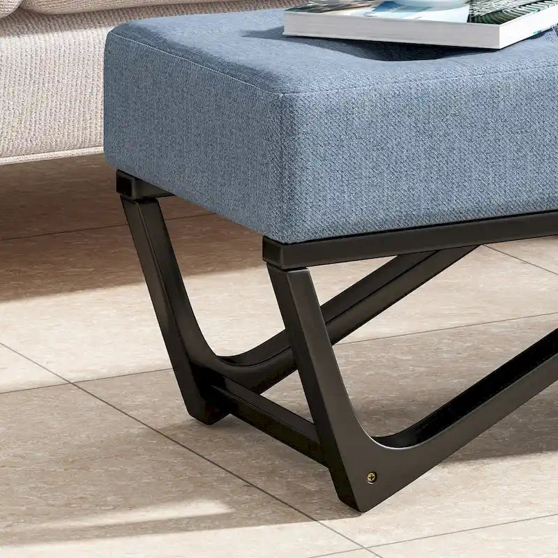 Banc rembourré moderne pour chevet, salon et entrée