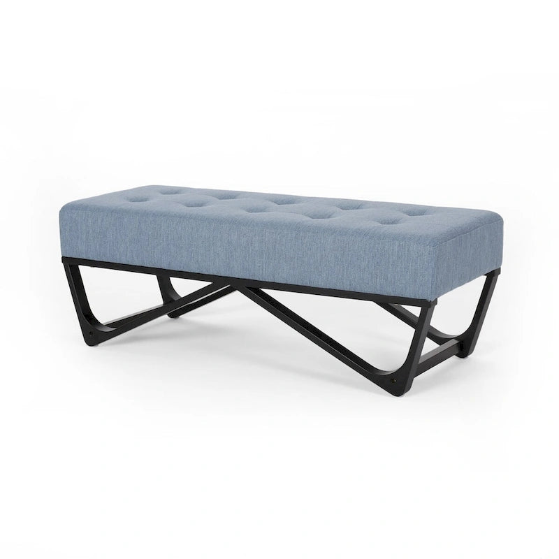Banc rembourré moderne pour chevet, salon et entrée