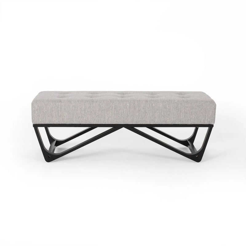 Banc rembourré moderne pour chevet, salon et entrée