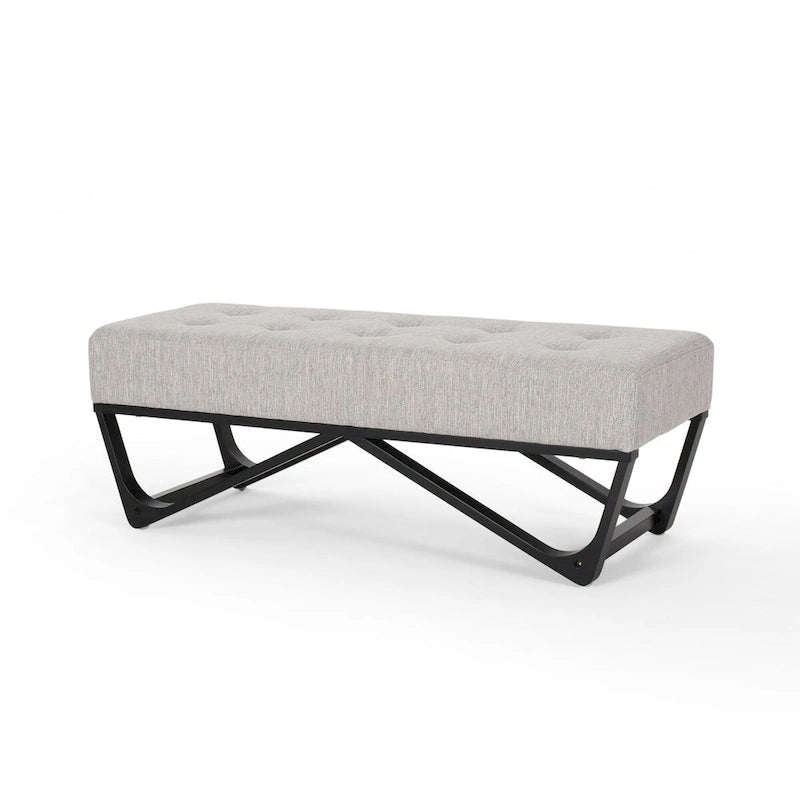 Banc rembourré moderne pour chevet, salon et entrée