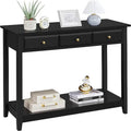Console avec 3 tiroirs - 13,5P x 42L x 31,5H