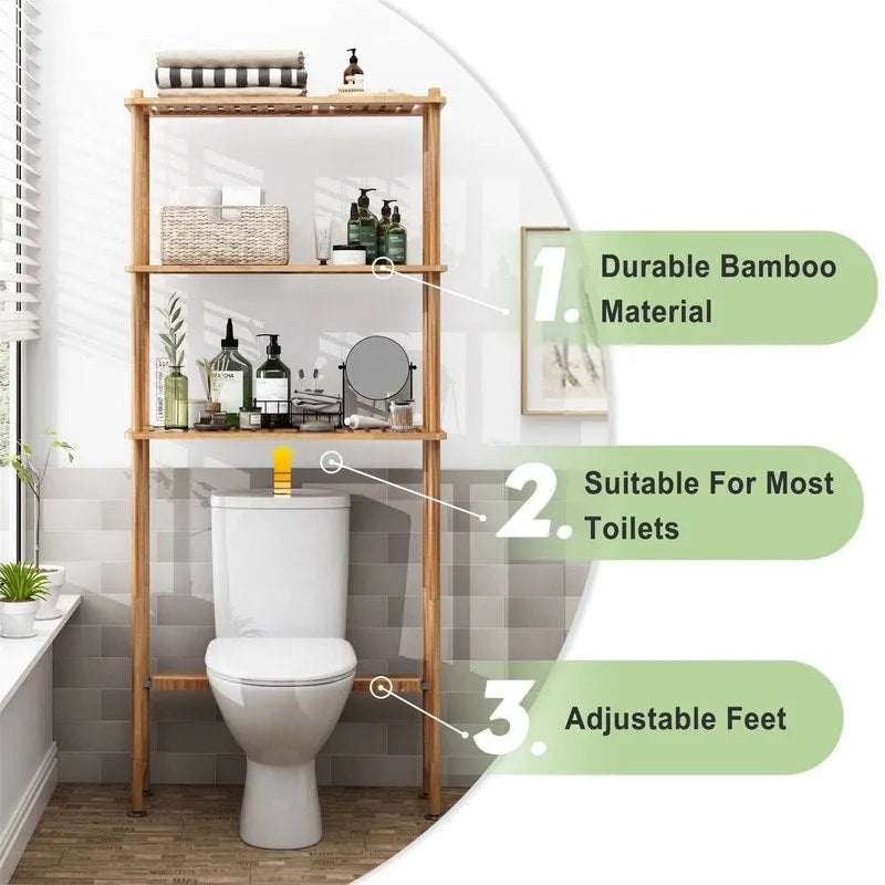 Meuble de rangement pour toilettes