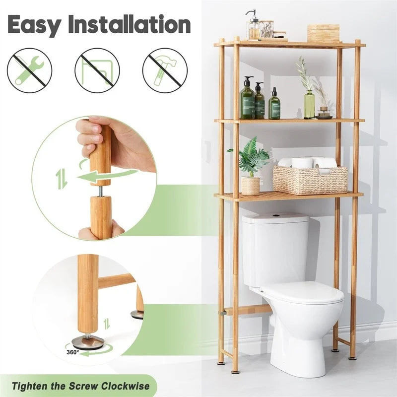 Meuble de rangement pour toilettes